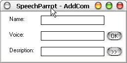 add voice recognition command
